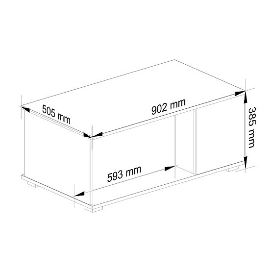 JULIET WHITE COFFEE TABLE