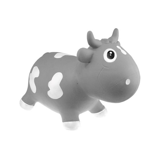 Jumping cow KIDZZFARM - Gray
