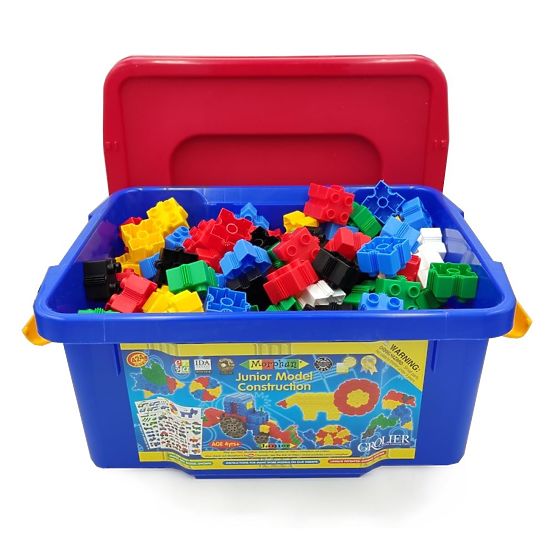 Junior Model Construction Block Set, 424 Pieces