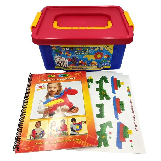 Junior Model Construction Block Set, 424 Pieces