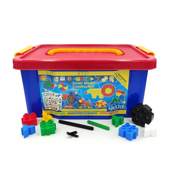 Junior Model Construction Block Set, 424 Pieces