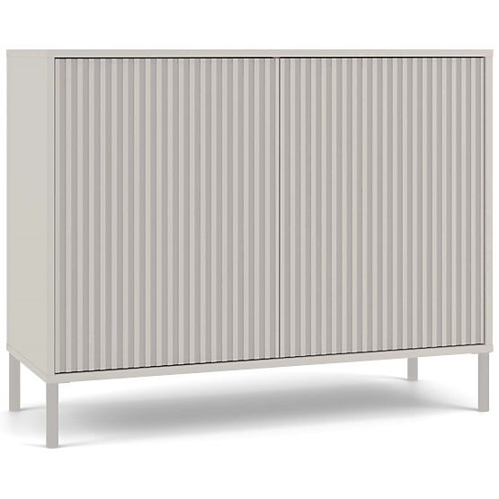 KAMARO 2D SLIM Dresser with Cashmere Slatted Front Panel