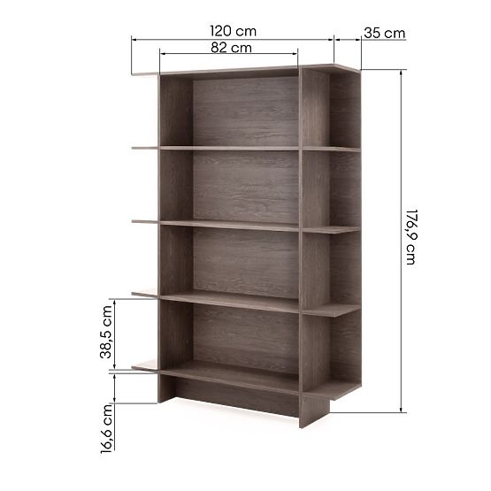 Kanso Shelf, Baltic Storm Oak