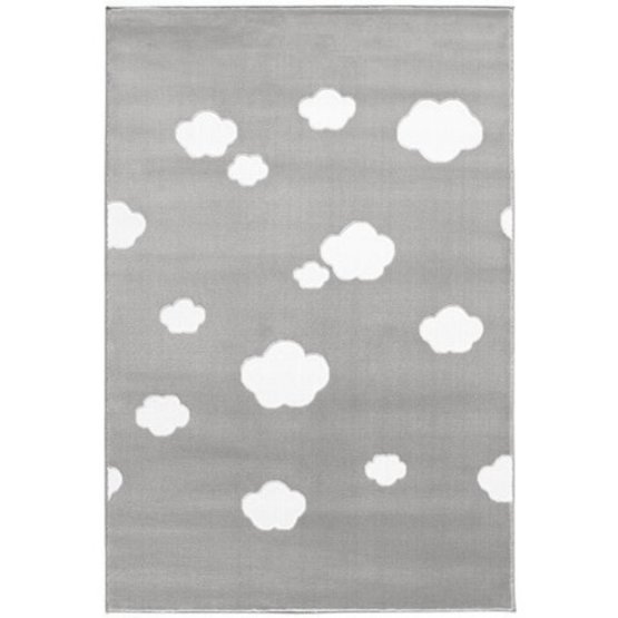 Children's Rug Sky Cloud - silver