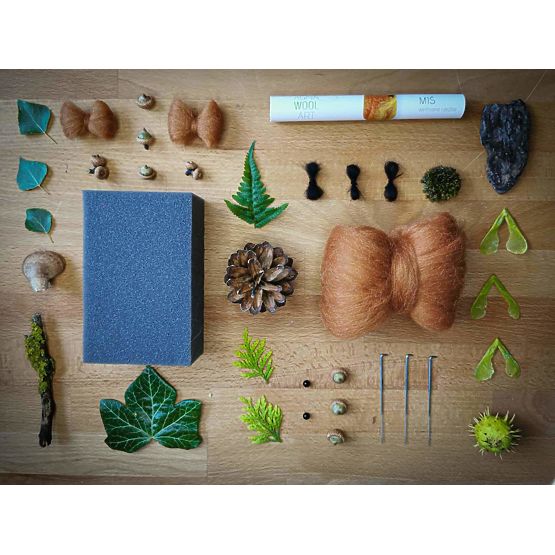 Kit for felting - Bear