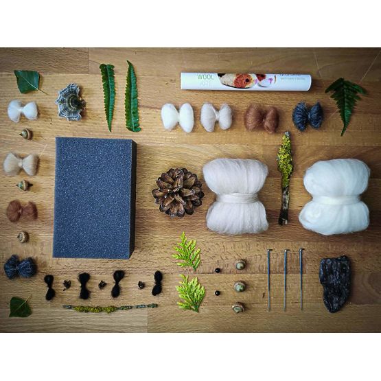 Kit for felting - Guinea pigs