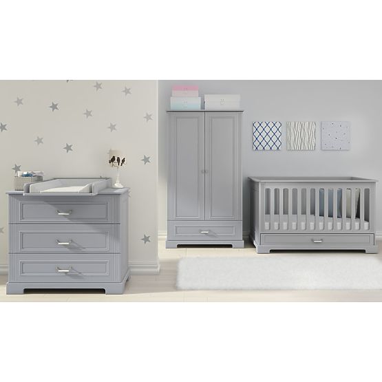 Chest of 4 drawers Ines Grey
