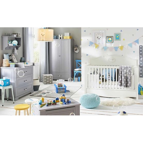 Chest of 4 drawers Ines Grey