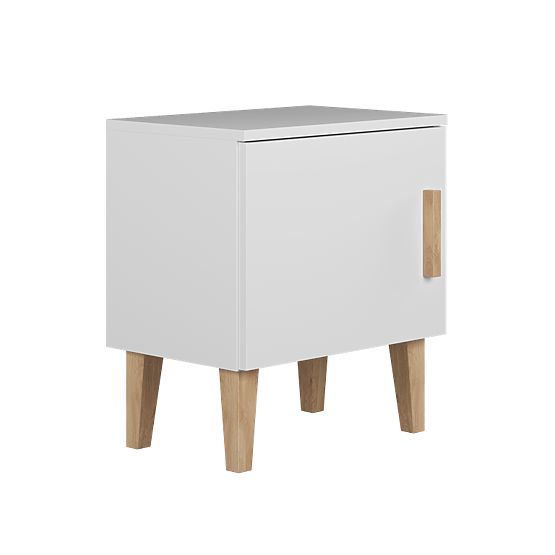 KUBI bedside table - white