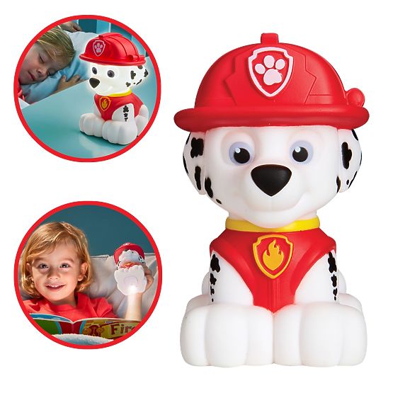Lamp with flashlight Paw Patrol - Marshall