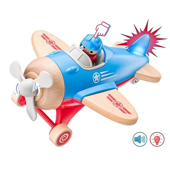 Large Airplane with Pilot - Lights and Sounds