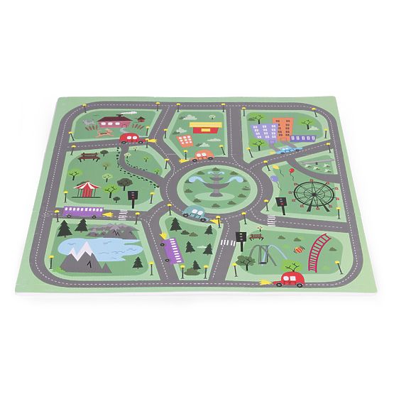 Large Foam Mat EVA for Children City 90.5x90.5 cm 21 pcs ECOTOYS