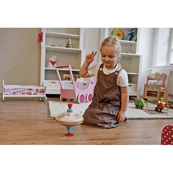 Large Rainbow Spinning Top