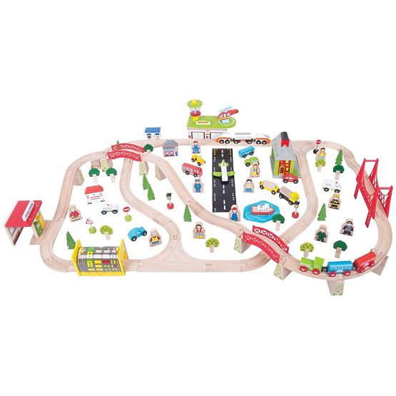 Large train track with BJT018 airport