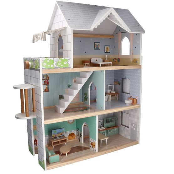 Large Wooden Dollhouse