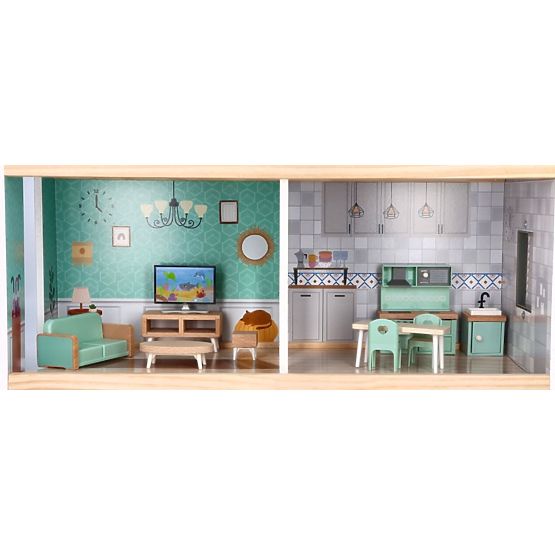 Large Wooden Dollhouse