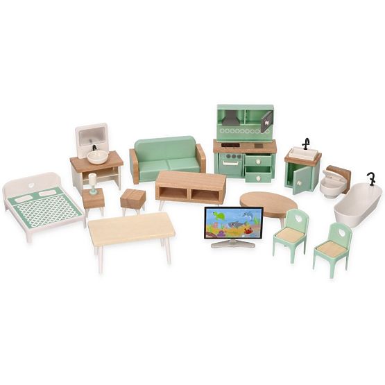 Large Wooden Dollhouse