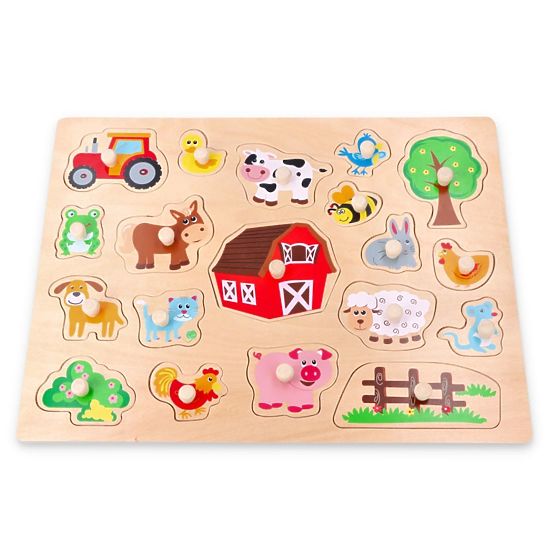 Large Wooden Puzzle In the Countryside