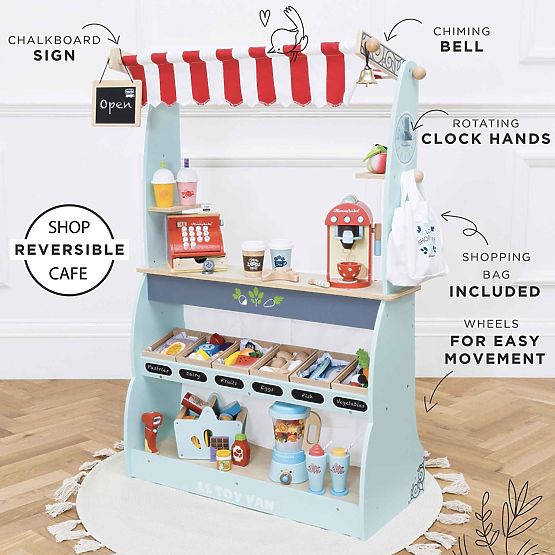 Le Toy Van 2-in-1 Honeybake Market Stall
