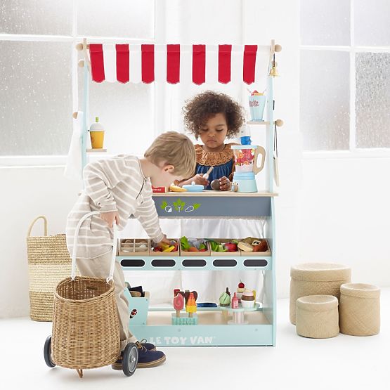 Le Toy Van 2-in-1 Honeybake Market Stall