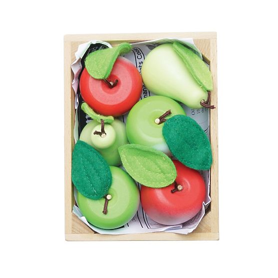 Le Toy Van Crate with apples and pears
