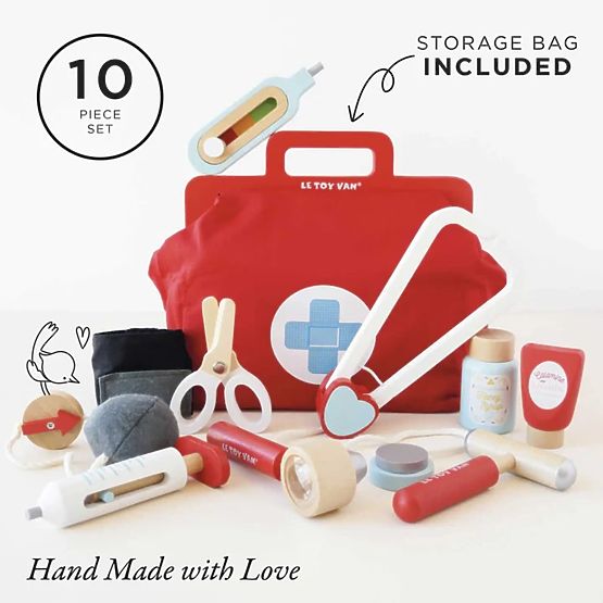 Le Toy Van Doctor's bag with accessories