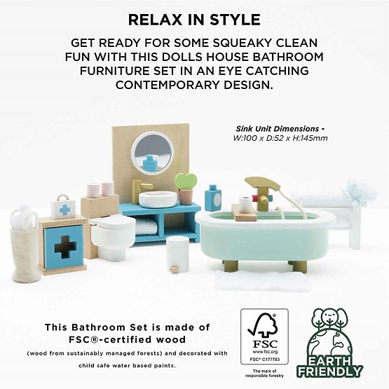 Le Toy Van Furniture Daisylane bathroom