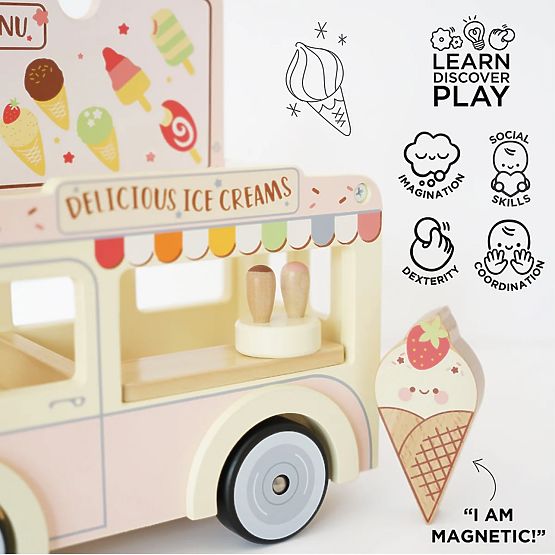 Le Toy Van Ice Cream Van New Design