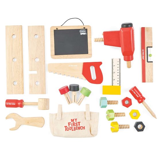 Le Toy Van My First Workbench with Tools