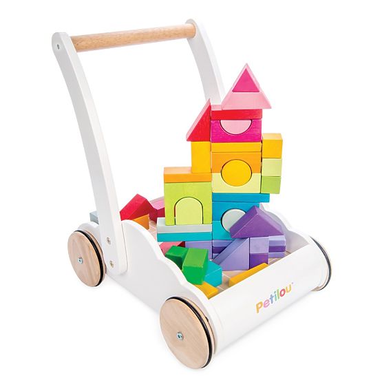 Le Toy Van Petilou Walker with Rainbow Blocks