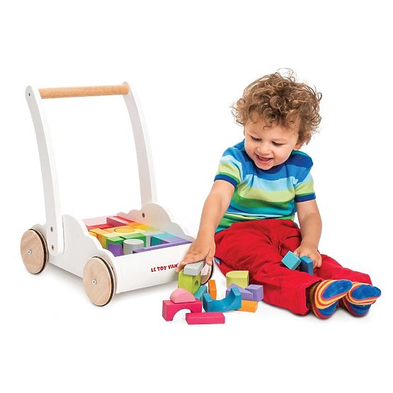 Le Toy Van Petilou Walker with Rainbow Blocks