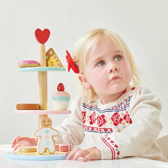Le Toy Van Tiered Plate with Pastries