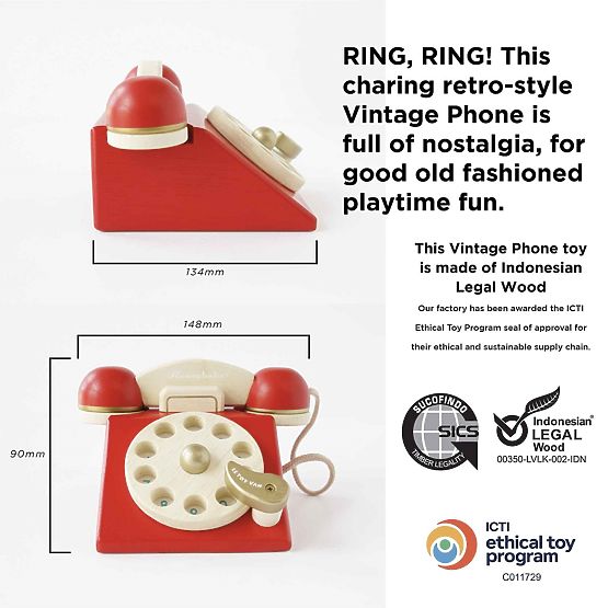 Le Toy Van Vintage Telephone