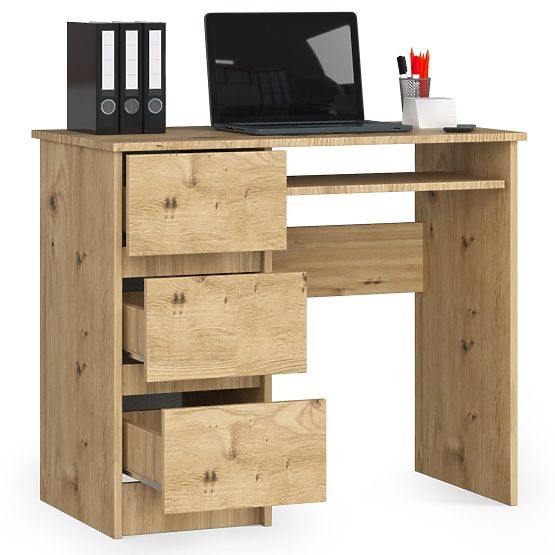 LEFT-SIDED DESK A-6 CLP ARTISAN OAK