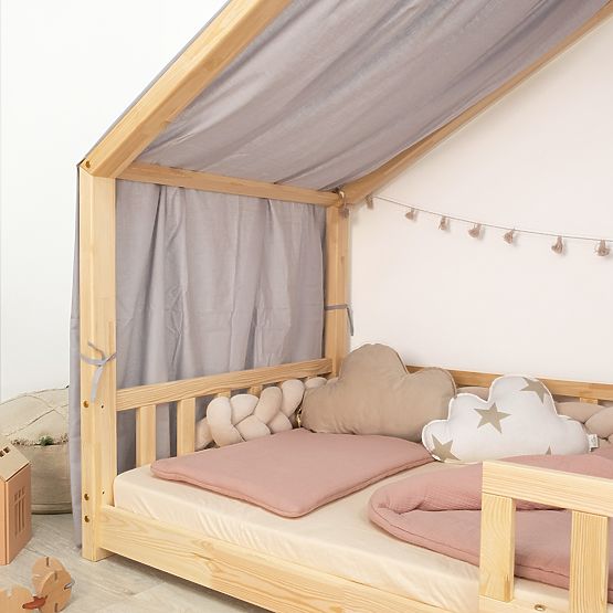 Leola Hip cot bed canopy - gray