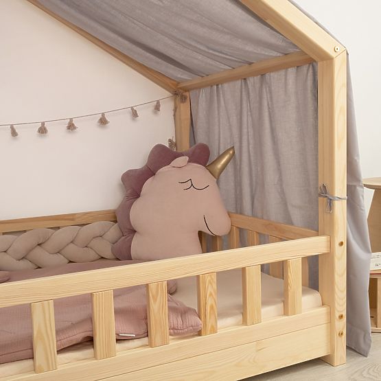 Leola Hip cot bed canopy - gray