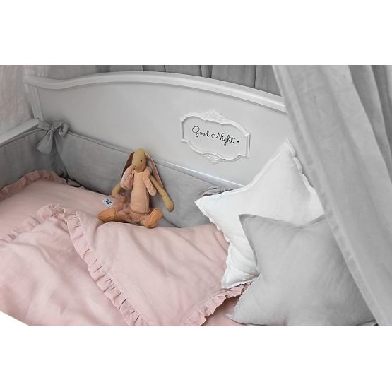 Linen pillow Star - grey