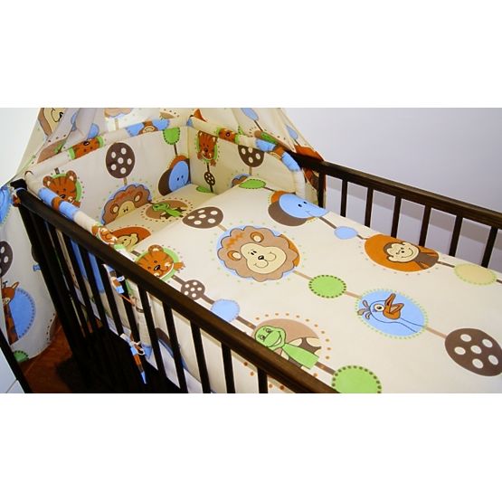 Linen to cribs - Cream ZOO