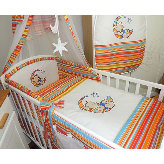 Linen to cribs - stripes red