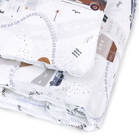 Linen with fillings The road