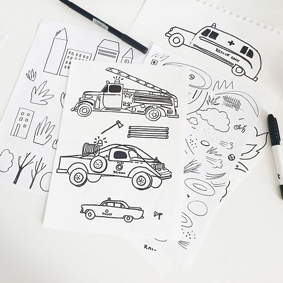 Linen with fillings The road