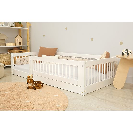 Low Bed for Children Montessori Ourbaby Plus - White