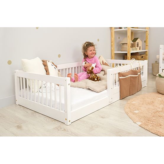 Low Bed for Children Montessori Ourbaby Plus - White