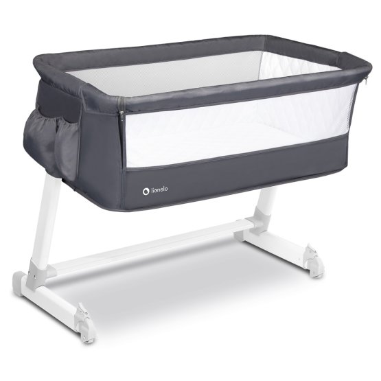 Travel cot to bed parents Theo - dark grey