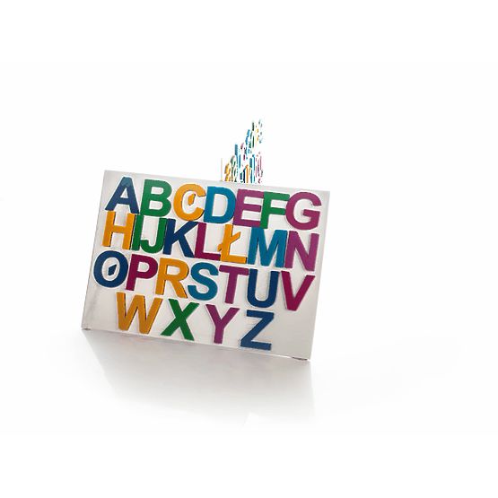 magnetic alphabet felt - large letters