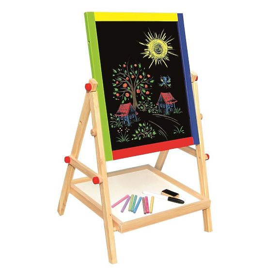 Double-sided magnetic board