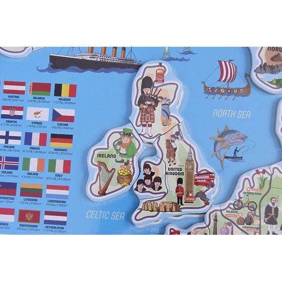 Magnetic Map of Europe XXXL