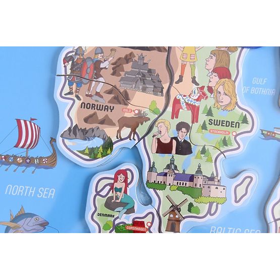 Magnetic Map of Europe XXXL