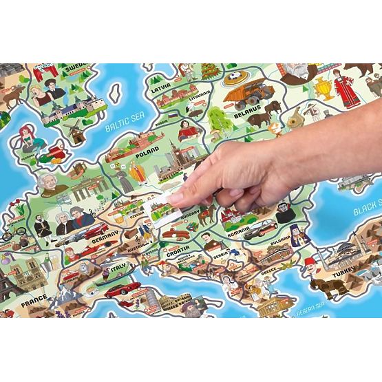 Magnetic Map of Europe XXXL