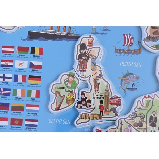 Magnetic Map of Europe XXXL